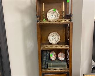 Pagoda form painted diminutive shelf