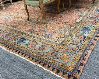 Large room size rug, handmade