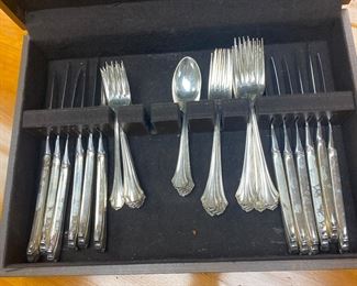 Lunt sterling silver flatware