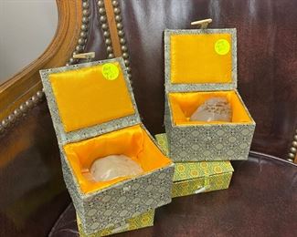 Soapstone seals and wax