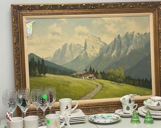 Meyer (German b. 1890) oil on canvas