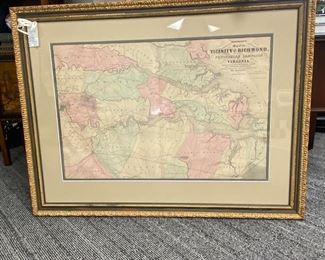 Johnson and Ward war map, 19th c