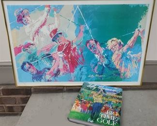 LeRoy Neiman Print And Signed Book