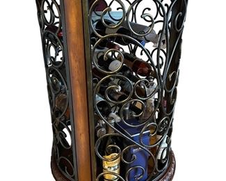 $425 - Metal Round Wood Topped Wine Cabinet LA178-14 Description: Lamps Plus antique style real wood (walnut wood) and metal round cabinet. With beautiful latch to open inside and decorate it with your favorite items.
Dimensions: 26 x 26 x 40"H
Condition: Very good condition.
Local pick up Potomac, MD. Located on first floor. Contact us for shipper suggestions.