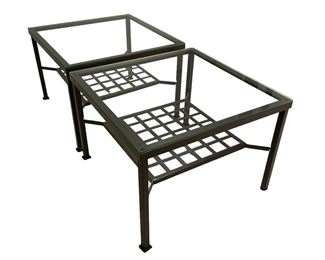 $175 - Pair IKEA Granas Glass Top Square Metal End Tables SB183-20 Description: This end table features clean-lined minimalism and plenty of space for storage and a prominent display. It has a metal base and frame. The tabletop is crafted from tempered glass that's easy to clean, adding an open, airy vibe to your living room or den. Measuring 27" square, it fits nicely next to your sofa or recliner.
Dimensions: 27 x 27 x 19"H
Condition: Very good condition
Local pick up Chevy Chase MD. Located on first floor. Contact us for shipper suggestions.