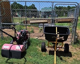 Tiller
Seed spreaders 