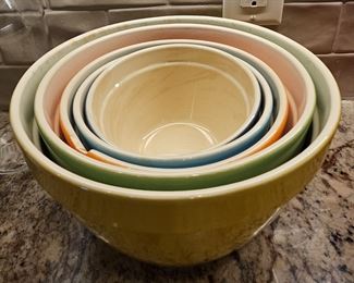 Crate & Barrel Primary Colors mixing bowls