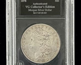 1879 Morgan Silver Dollar Coin