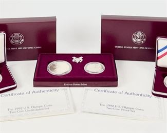 Olympic 90% Silver Coins