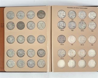 Franklin Half Dollar 90% Silver Coins