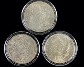 1921 Morgan Silver Dollar Coins