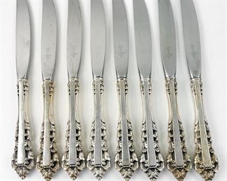 Gorham Sterling Silver Knives 566 Grams
