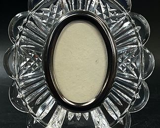 Waterford Crystal Oval Cut Picture Frame
