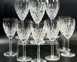Waterford Crystal Araglin Platinum Water Goblets
