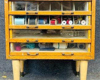 Vintage Star Threads Advertising Sewing Thread stand with Thread

