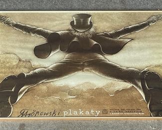 1986 Morowski Plakt Exhibition Framed poster Pl
