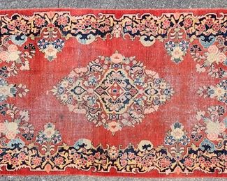 Vintage Wool Hand Knotted Persian Area Rug
