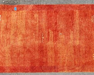 Vintage Thick Pile Modern Wool Area Rug High Quality Subtle Tribal Design
