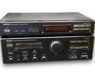 Onkyo A-RV401 Integrated Amp with matching T403 Tuner
