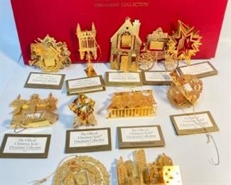 Franklin Mint The Official Christmas Seals Ornament Collection - 11 of 12
