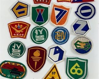 Vintage Vietnam/Korean War ROKA Military Service Patches
