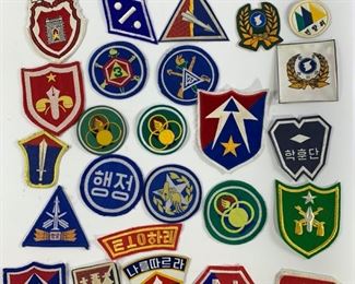 Vintage Vietnam/Korean War Era Military Service Patches
