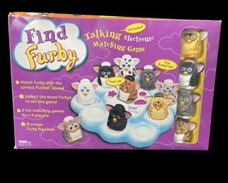 1999 Find Furby Talking Electronic Matching Game Tiger Electronics in Box
