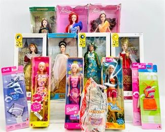 Vintage Mattel Barbie Cali Girl, Great Date, About Town, Princess Ariel, Belle And Dolls Of The World Princess Pacific Islands, Princess Of Ancient Greece, Holland, Imperial Russia Assorted Barbie Lot
