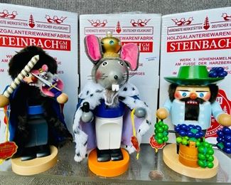 NIB German Steinbach Nutcracker Collectibles, Chubby Tchaikovsky, c