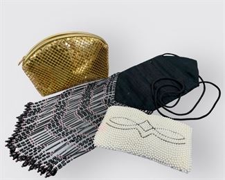 BAGS BY SUSAN LA REGALE LOT OF 3 EVENING BAGS
