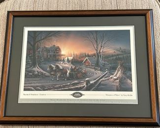 "Pleasures of Winter" Terry Redlin 