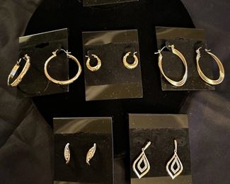 10kt and 14kt Gold Earrings