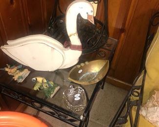 Items Located In The Sunroom ~ Vintage Woodard / Salterini Era Wrought Iron Patio Set With Cushions ~ Sofa Two Arms Chairs Two End Tables And Coffee Table