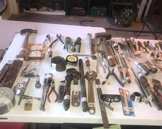 Items Located In The Garage ~ Assorted Vintage Tools