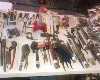 Items Located In The Garage ~ Assorted Vintage Tools