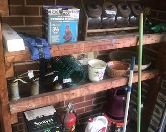 Items Located In The Garage
