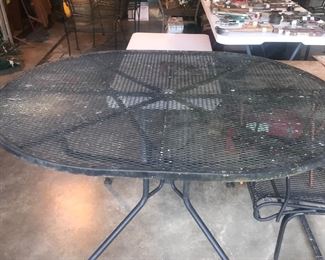 Items Located In The Garage~ Vintage Woodard Wrought Iron Patio Set