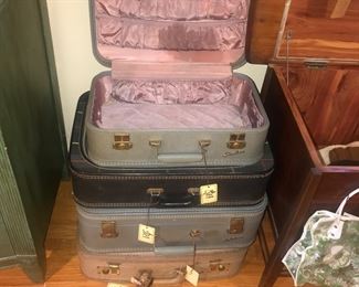 Items Located In The 3rd Bedroom ( MASTER) ~ Vintage Suitcases