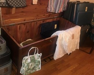 Items Located In The 3rd Bedroom ( MASTER) ~ Vintage MCM Mid Century Modern Lane Cedar Chest