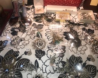 Items Located In The 3rd Bedroom ( MASTER) ~ Vintage Costume Jewelry ~ Some Sterling