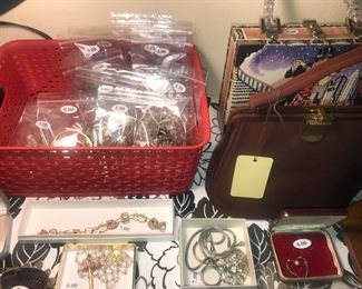 Items Located In The 3rd Bedroom ( MASTER) ~ Vintage Costume Jewelry ~ Some Sterling