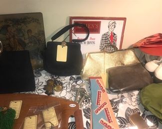 Items Located In The 3rd Bedroom ( MASTER) ~ Vintage Costume Jewelry ~ Some Sterling ~ Vintage Womens Hats & Purses
