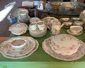 This set of Haviland dishes is quite elegant.  