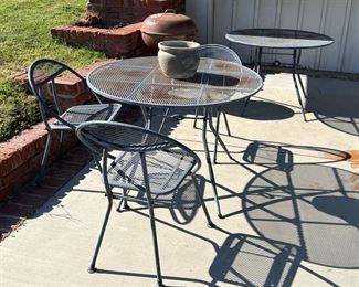 This is the other table and chair set for the patio.