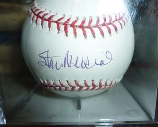 close up of autograph