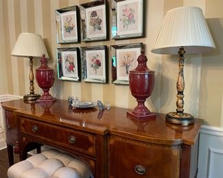 Mahogany banded Buffet/Sideboard