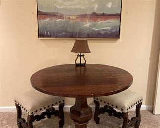 Small table with stools