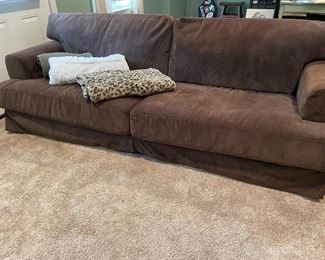 Retro Sofa's - brown corduroy