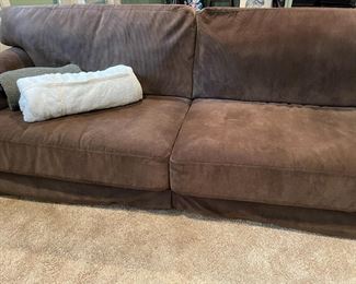 Retro Sofa's - brown corduroy