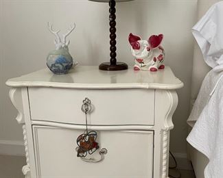White 6 Drawer bedside table by liberty